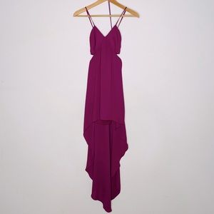 Express Magenta High Low Dress - Size 0
